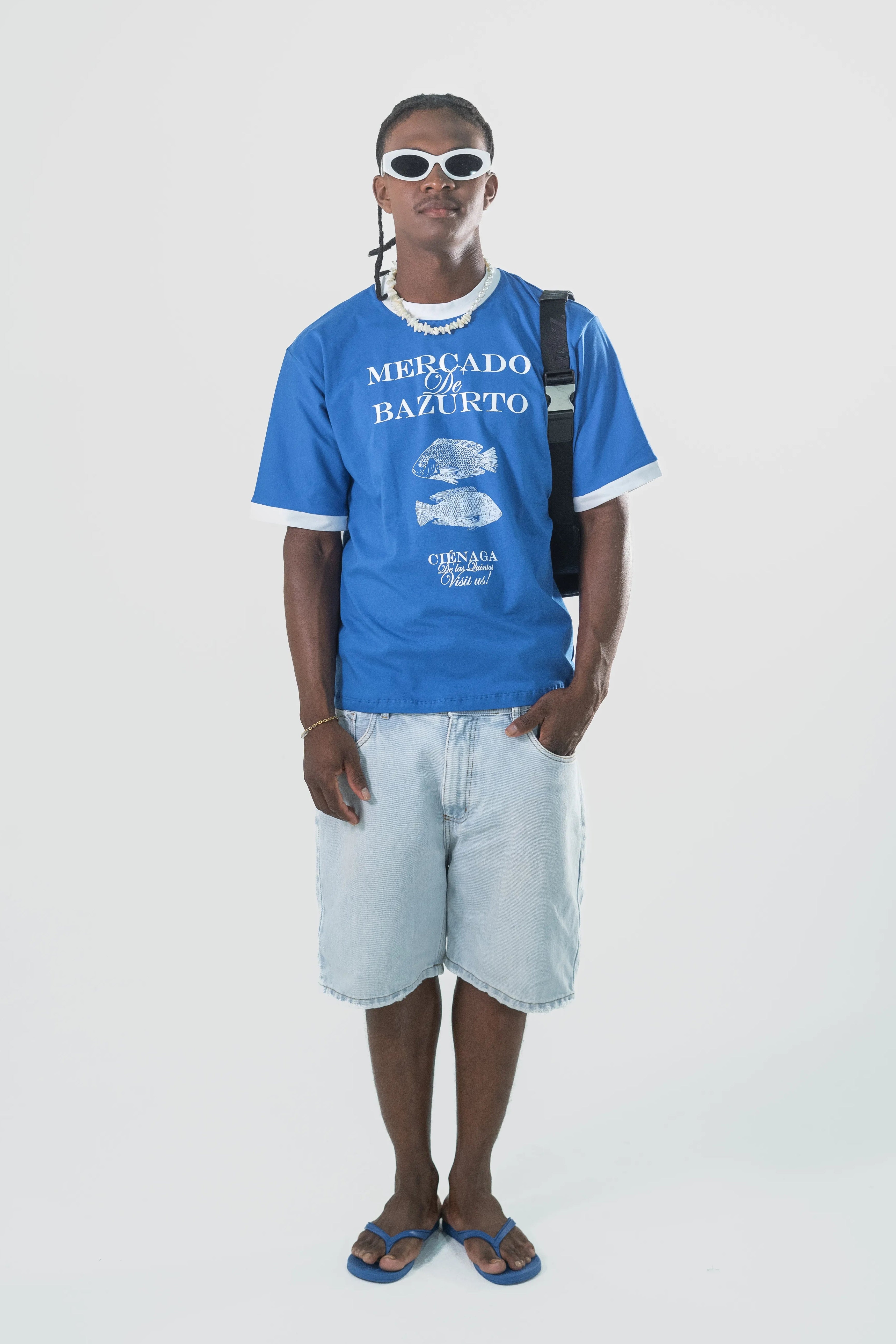 Blue Bazurto Man T-Shirt