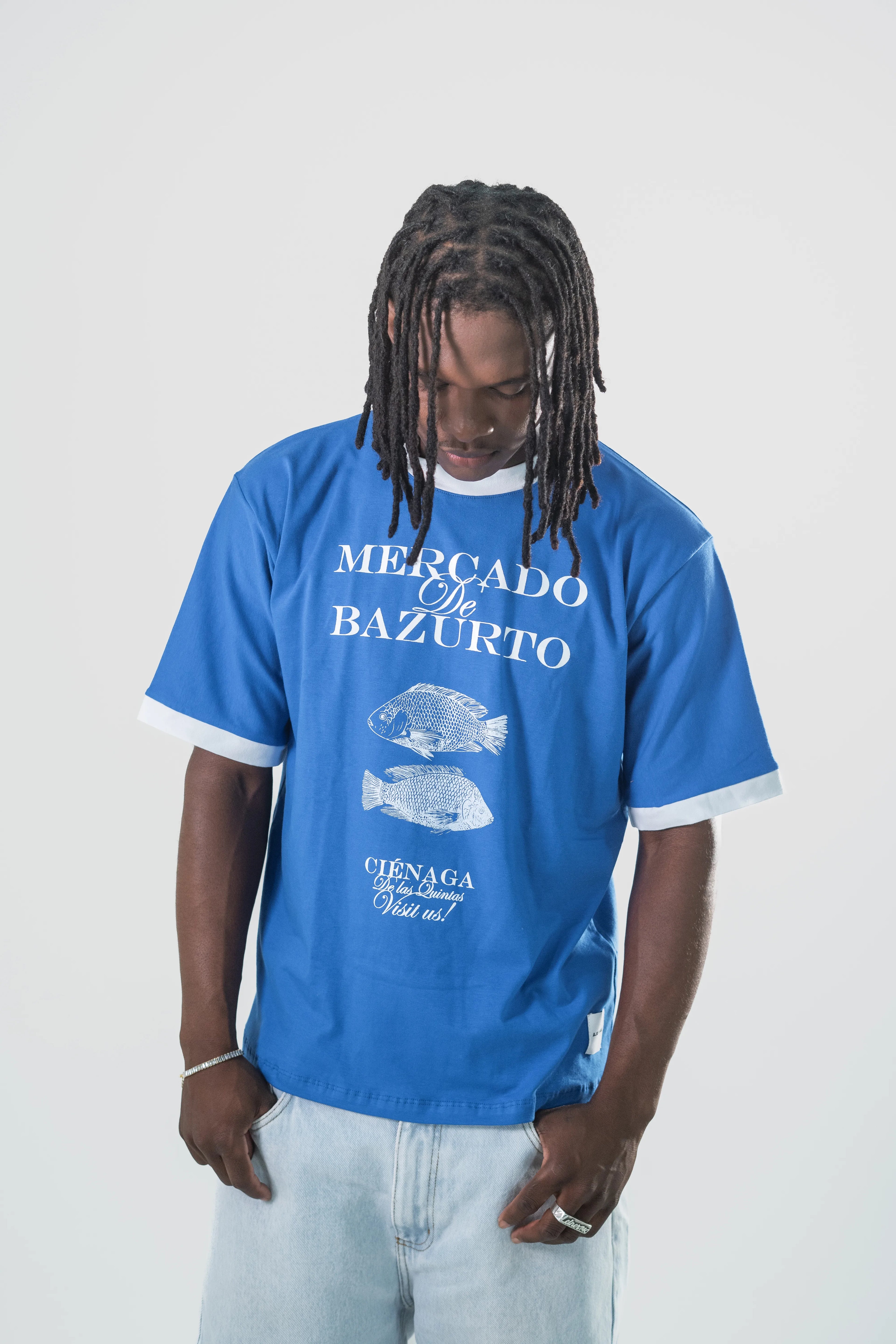 Blue Bazurto Man T-Shirt