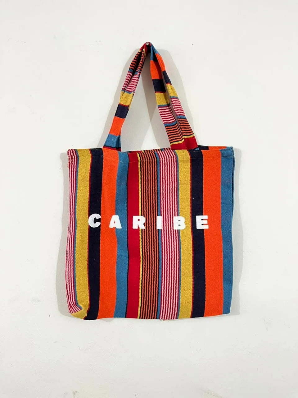 Tote Bag Caribe Rayas multicolor Vertical