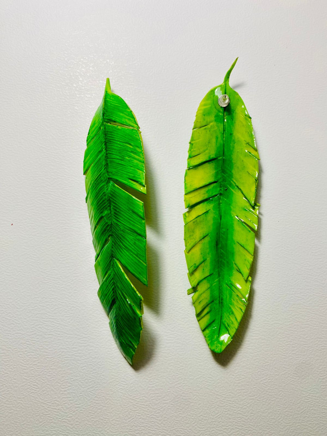 Aretes de Hojas de Plátano