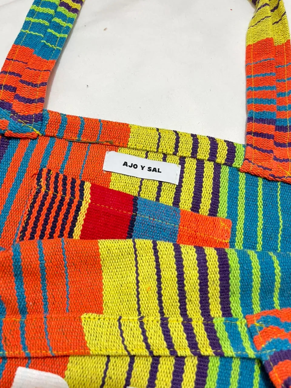 Tote Bag Caribe Triangular multicolor vertical