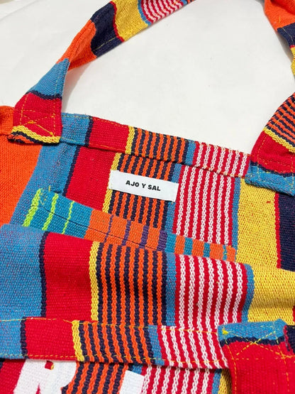 Tote Bag Caribe Rayas multicolor Vertical