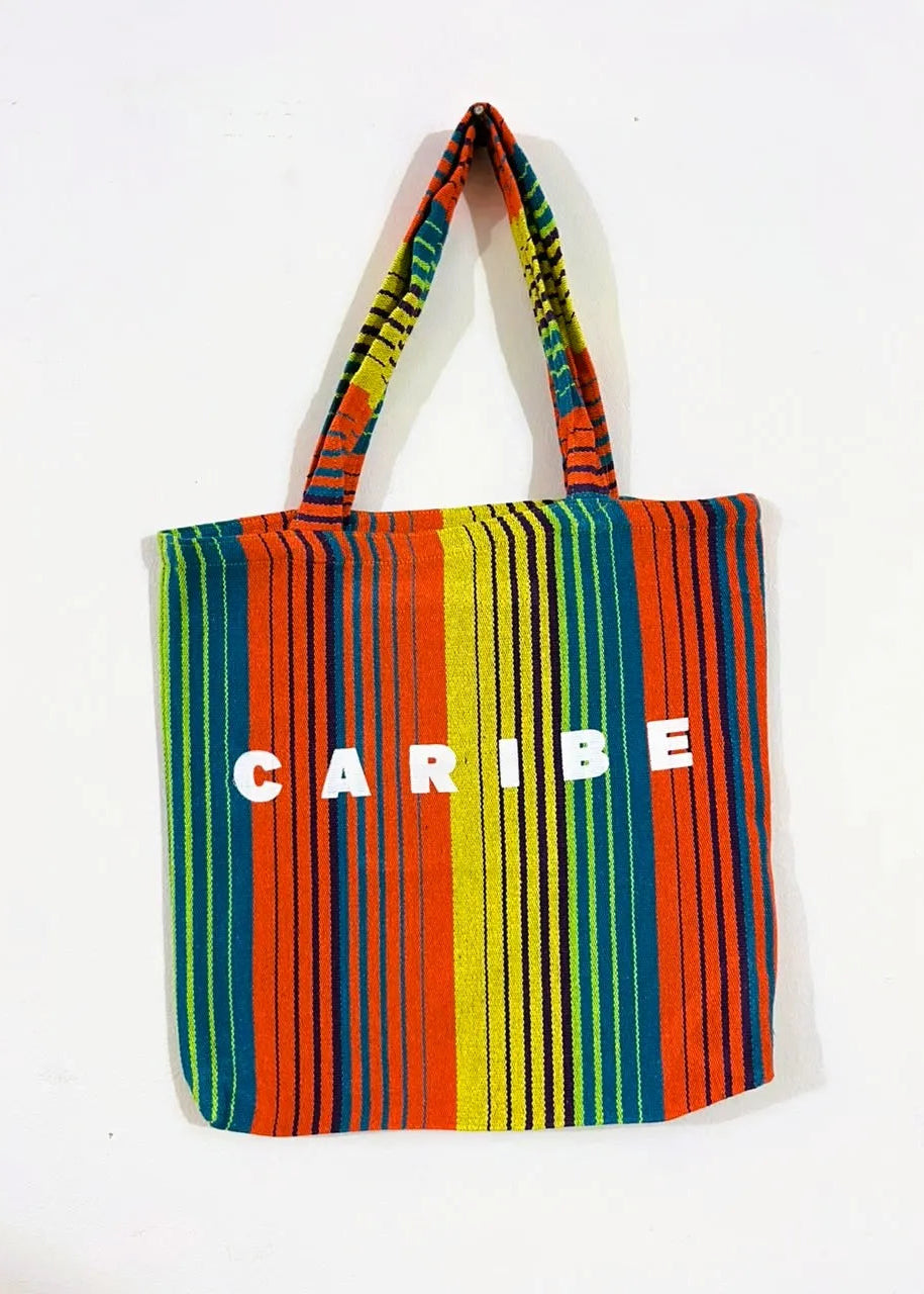 Tote Bag Caribe Triangular multicolor vertical