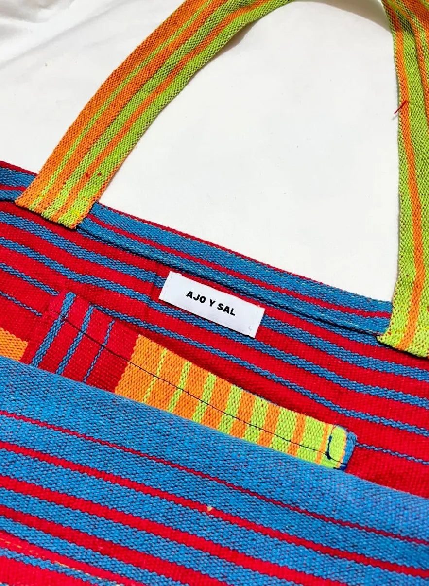 Tote Bag Caribe Triangulos multicolor Horizontal