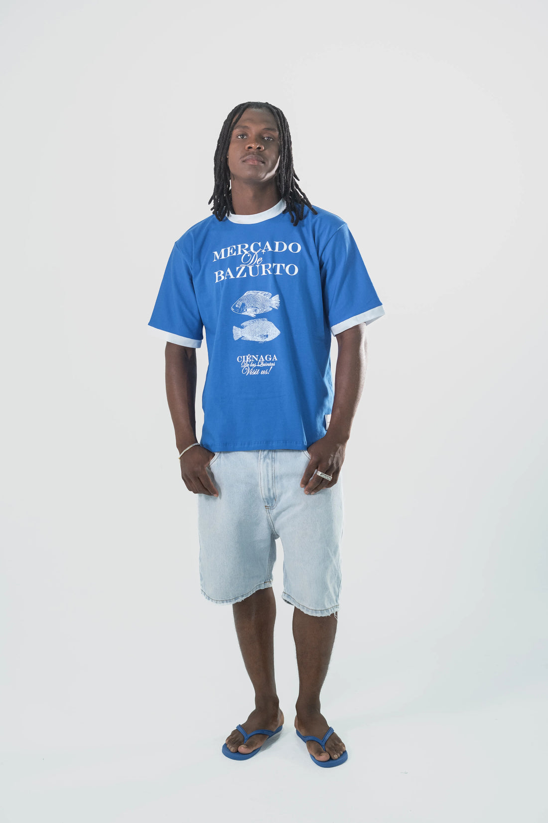 Blue Bazurto Man T-Shirt