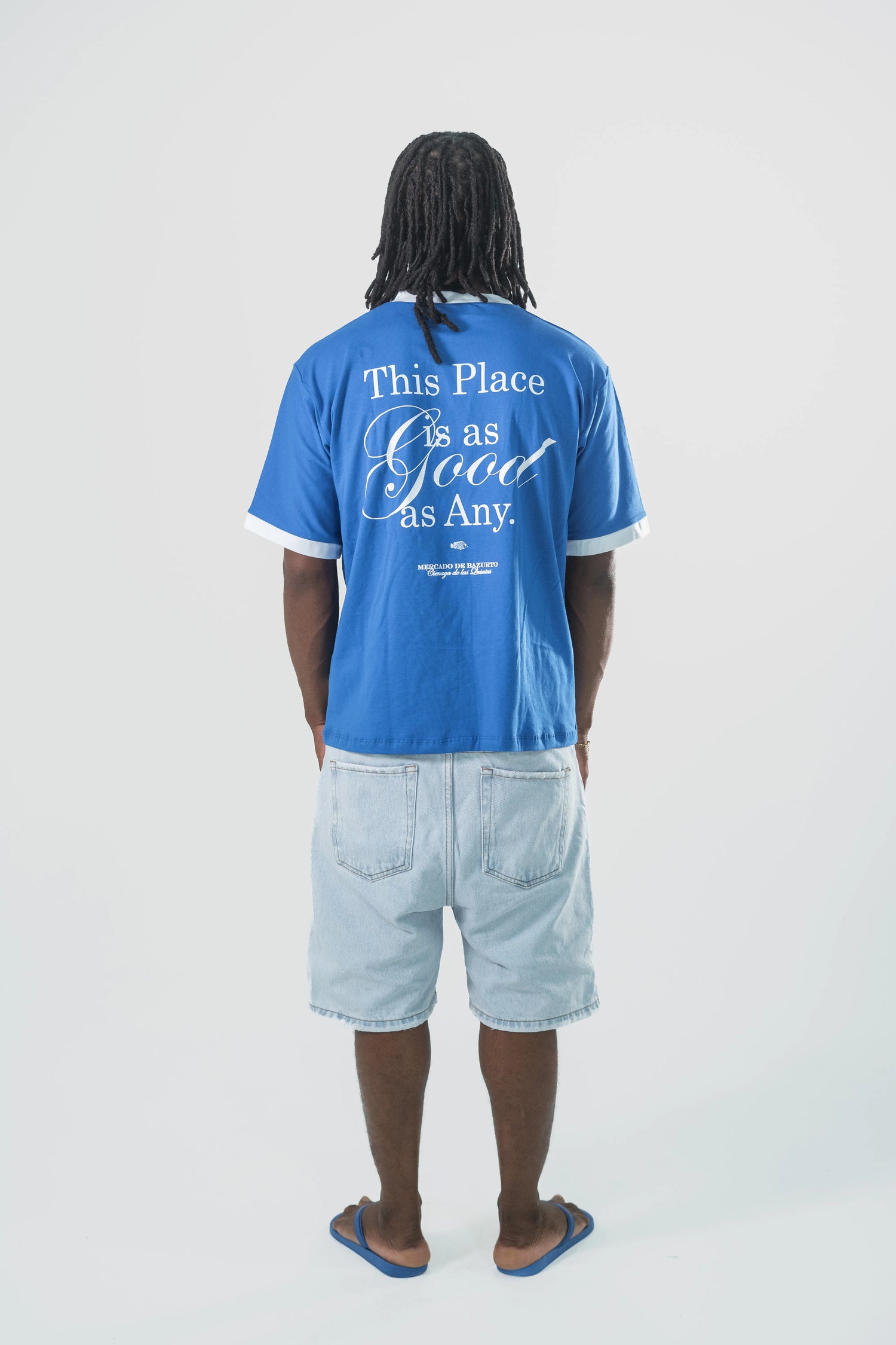 Blue Bazurto Man T-Shirt